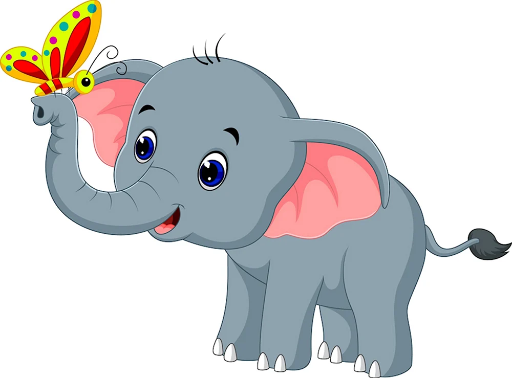 Картинка Слоненок в детском саду
