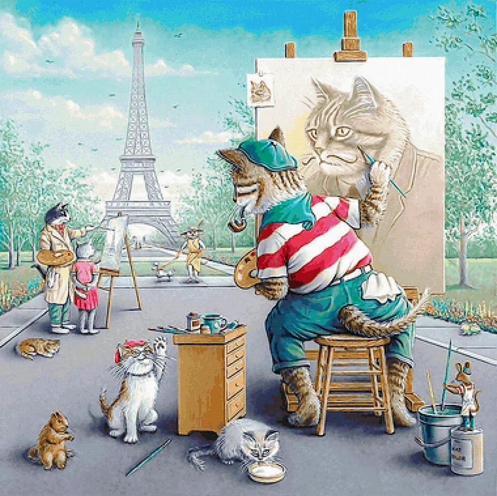 Кот в Париже