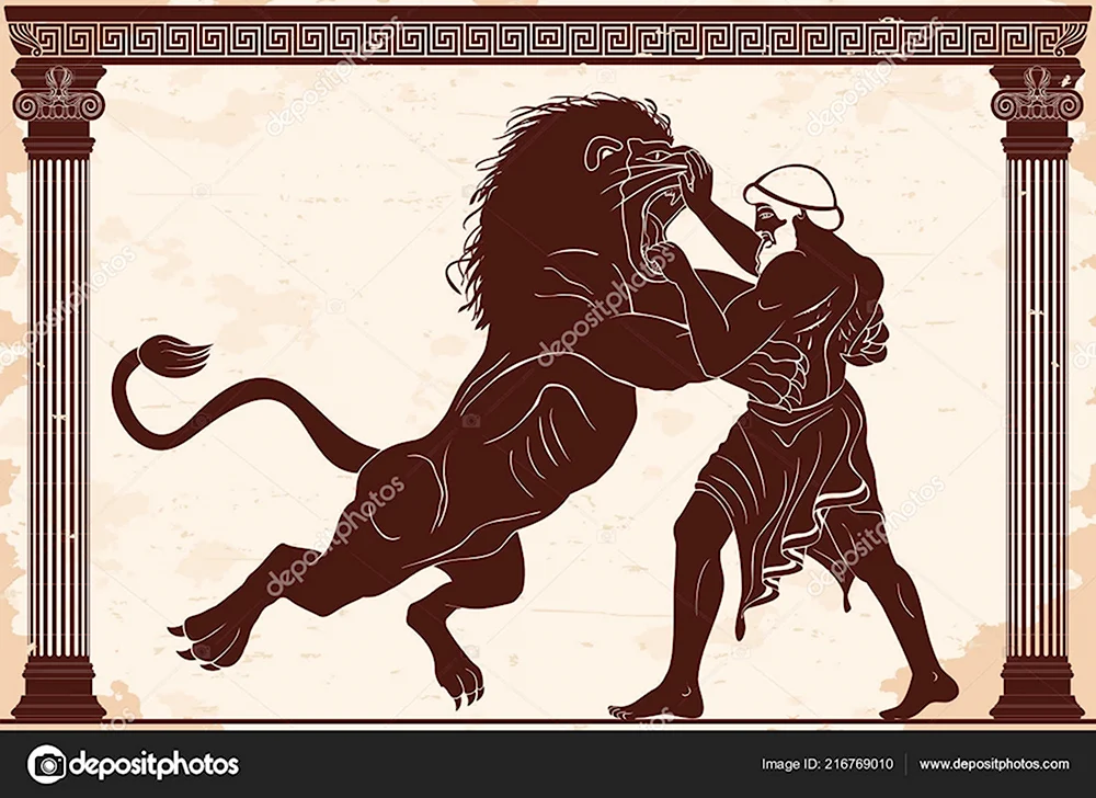 Мифы древней Греции Геракл и немейский Лев