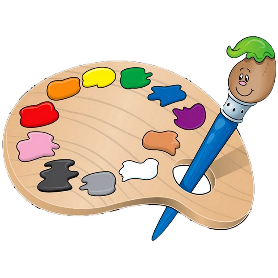 Палитра красок для детей