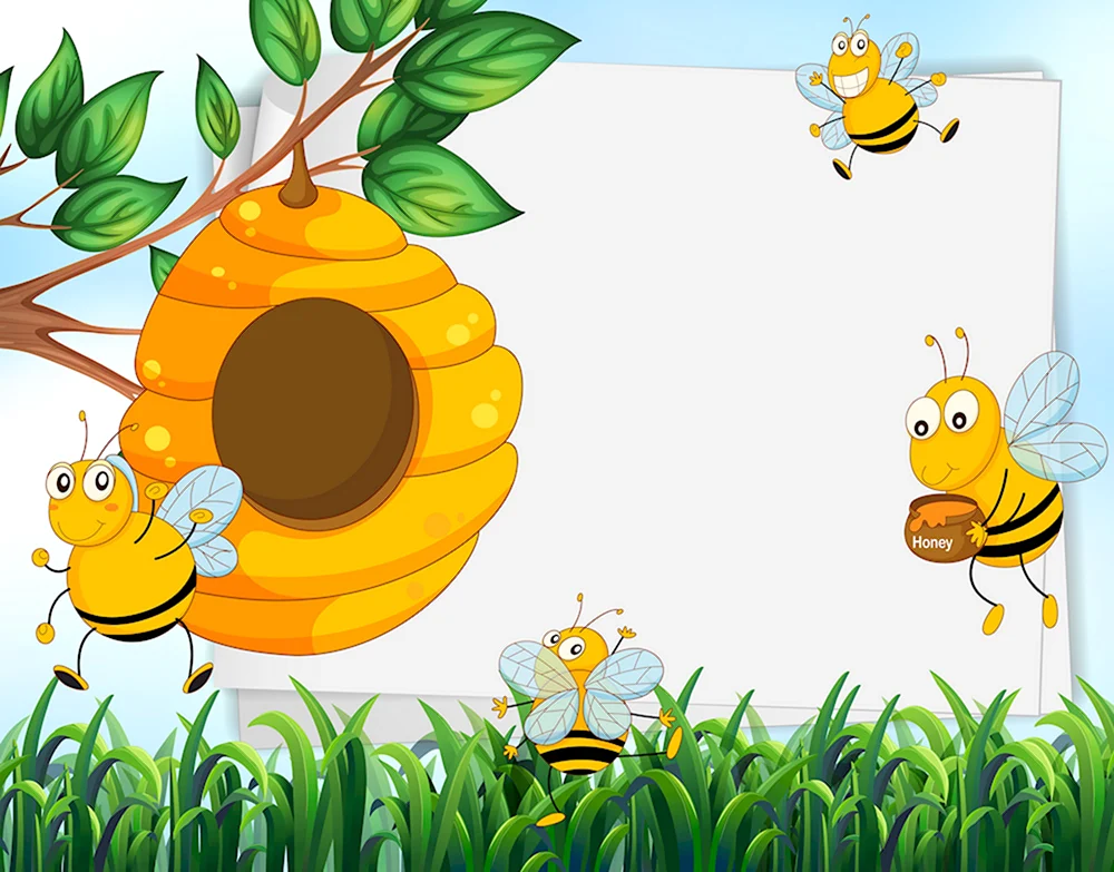 Пчелка и улей для детей