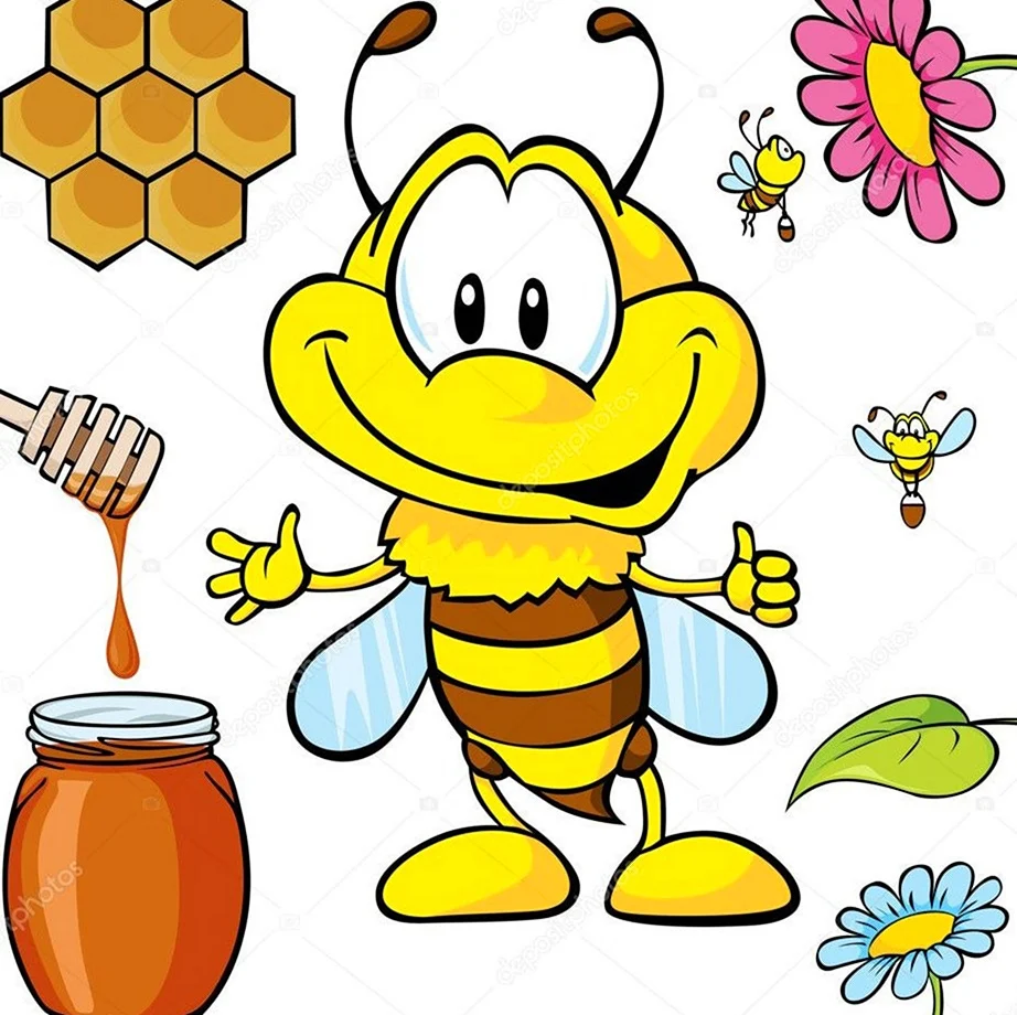 Пчелка с бочонком