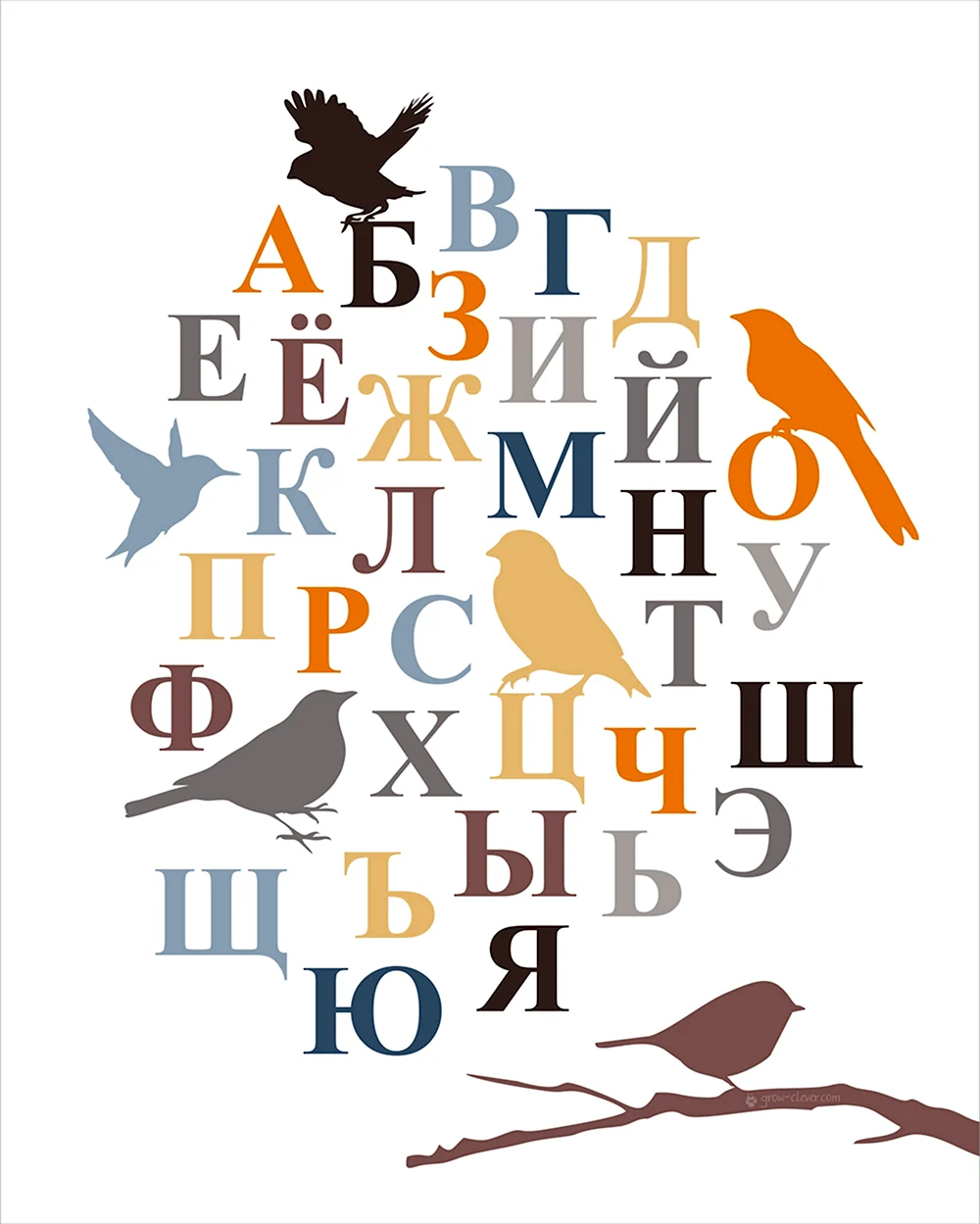 Постер алфавит