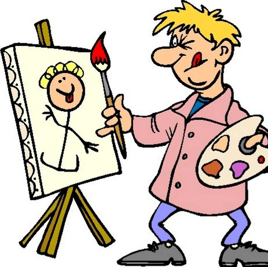 Профессия художник для детей