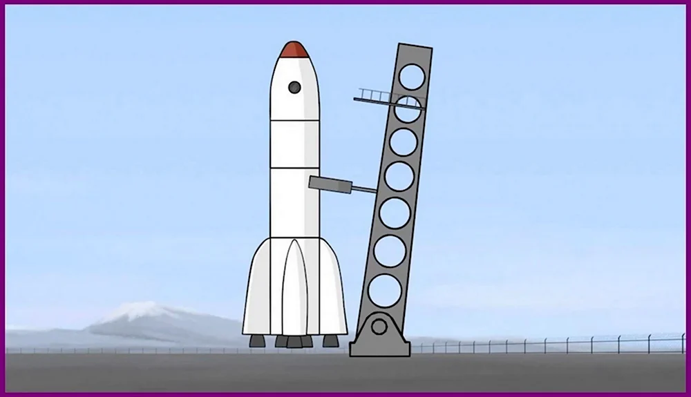 Ракета из мультфильма