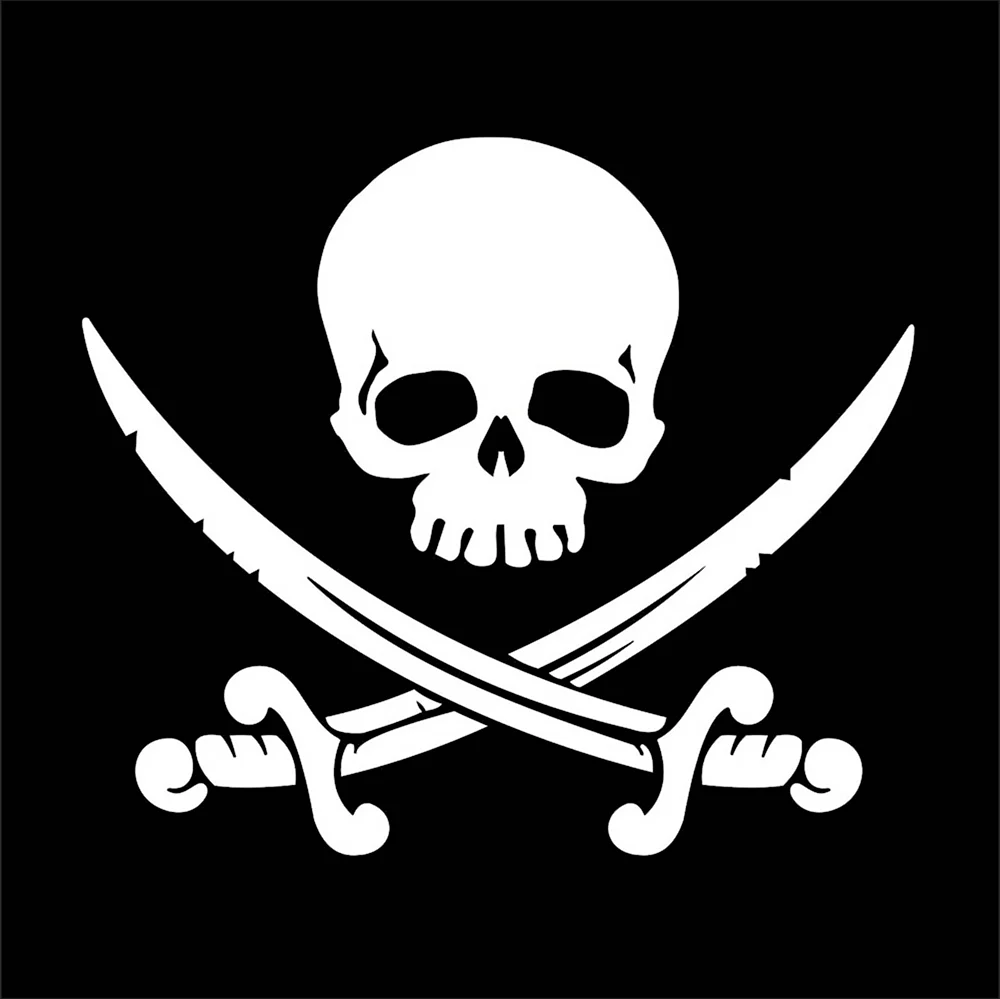 Весёлый Роджер знак пирата