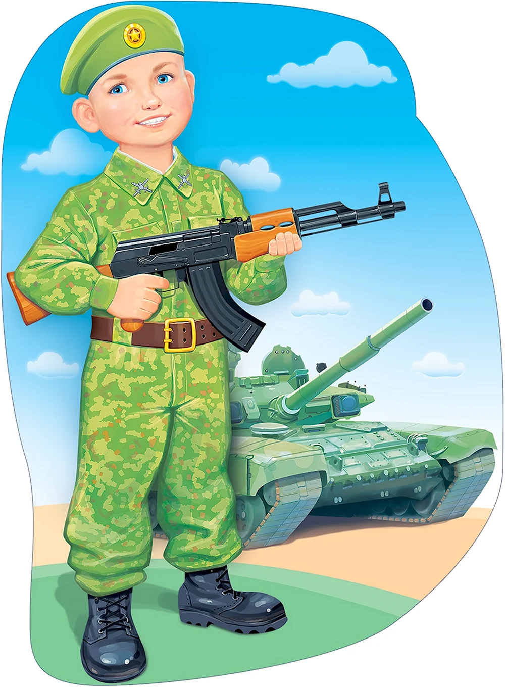 Военный с ребенком