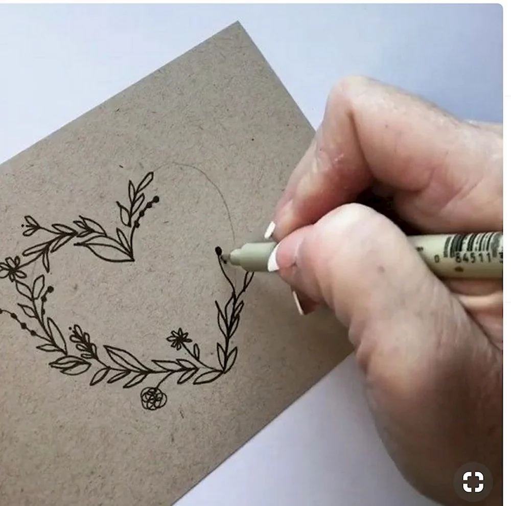 Идеи для рисунков на крафт бумаге