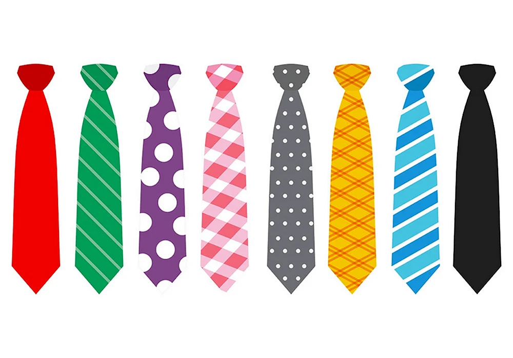 Мультяшные галстуки