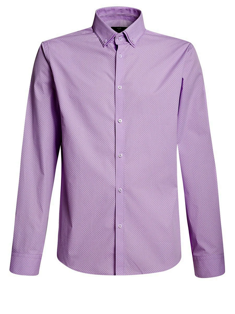 Рубашка oodji Lab фиолетовая