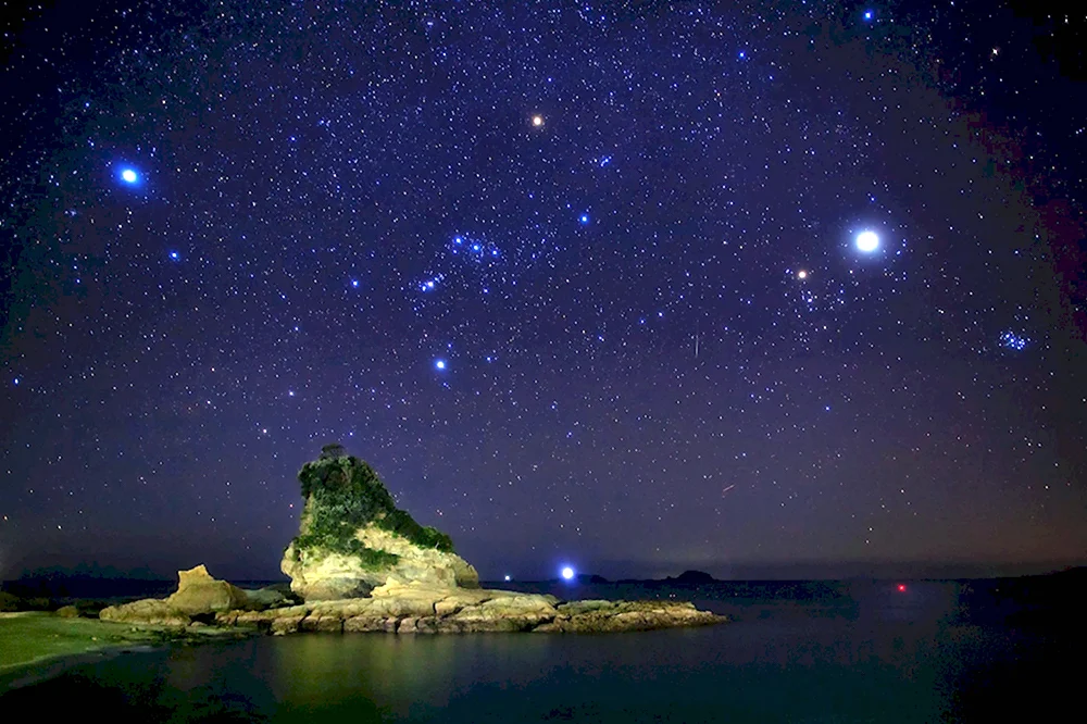 Созвездие Ориона на Кольском полуострове